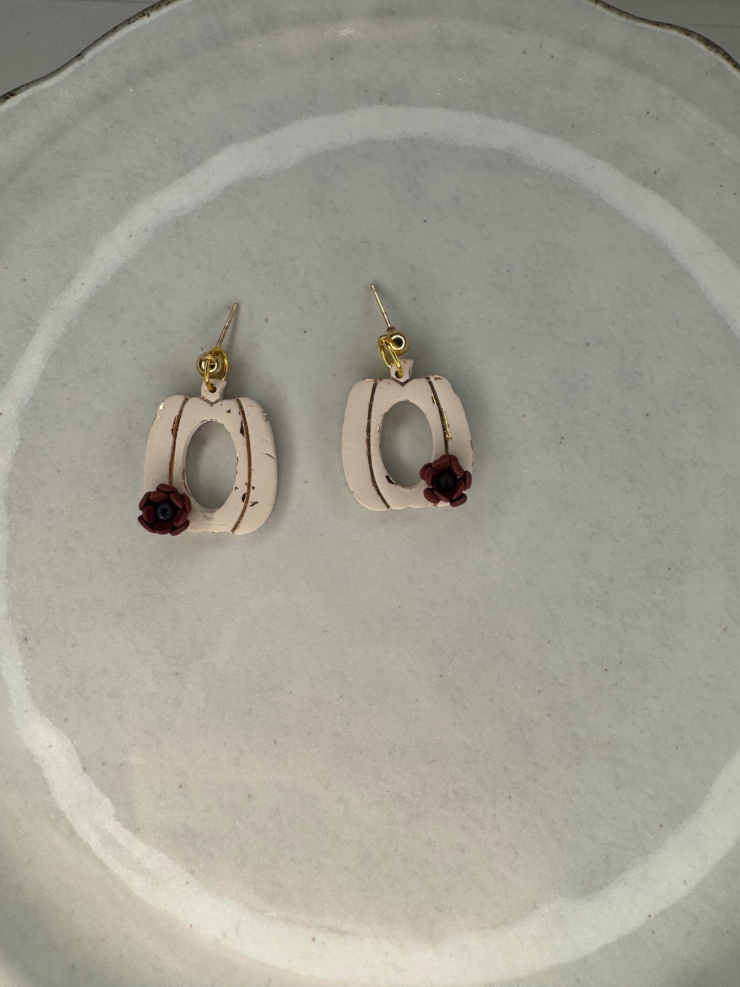 Polymer Clay Fall Dangle Earrings | Autumn Jewelry | Womens Gift
