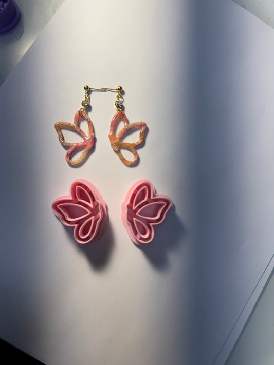 Butterfly Outline Earring Cutters