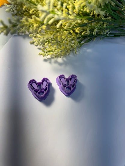 Cute Bunny Back Earring Cutters