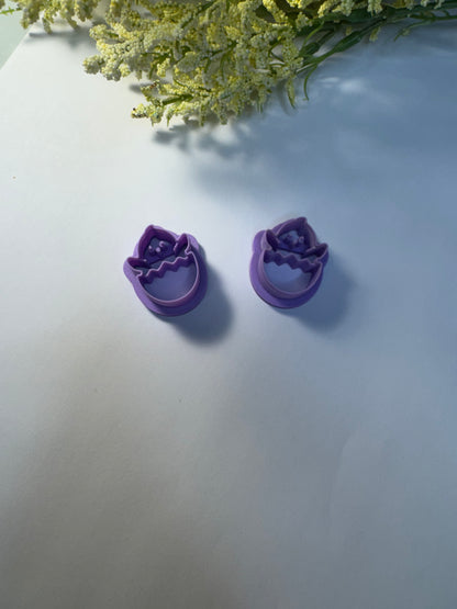 Baby Chick n Egg Earring Cutter