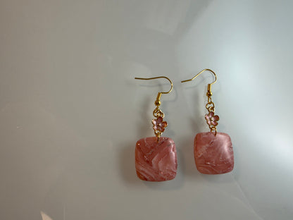 Pink Opal style Earring Collection
