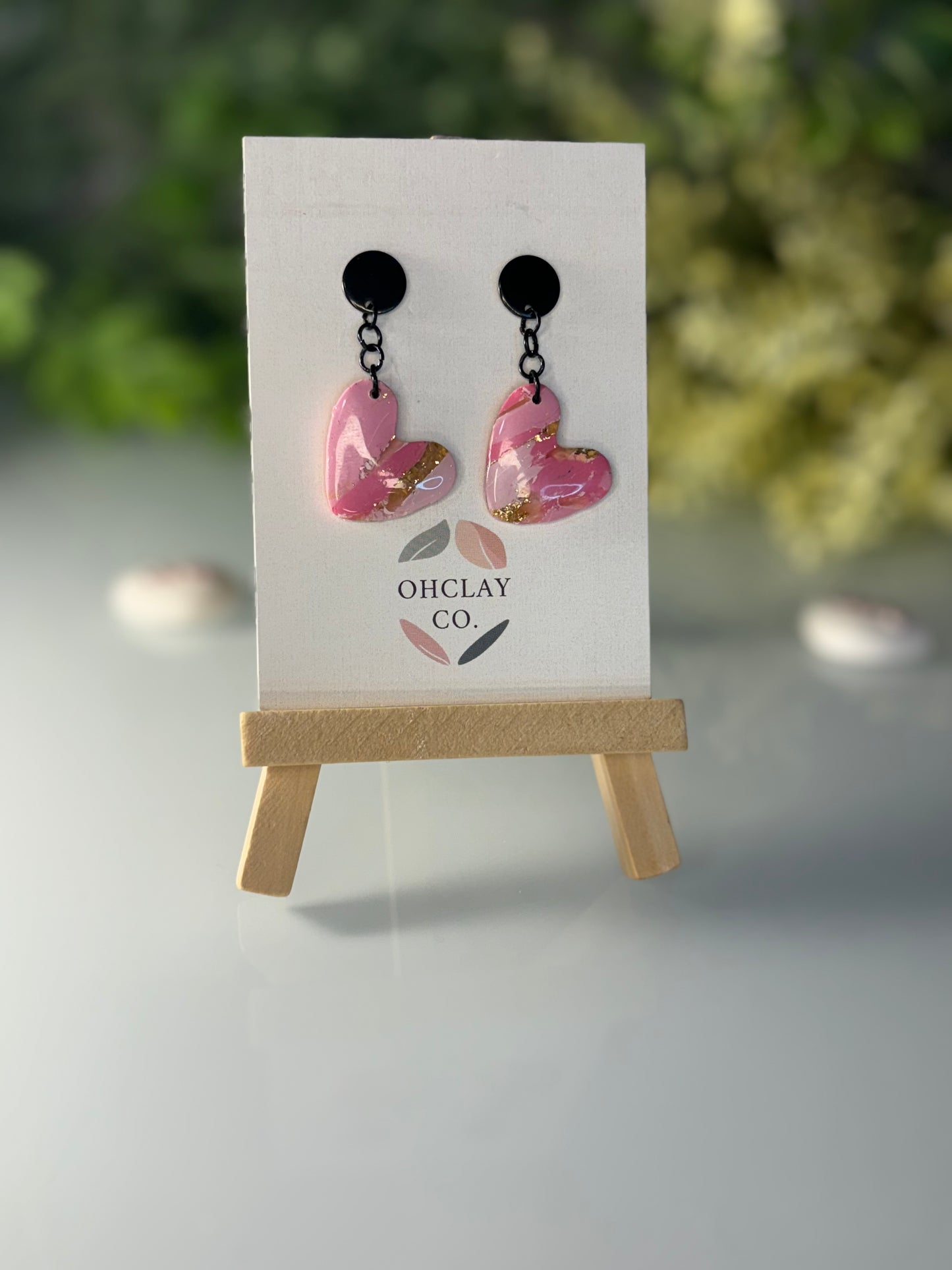 Drop Heart Dangles