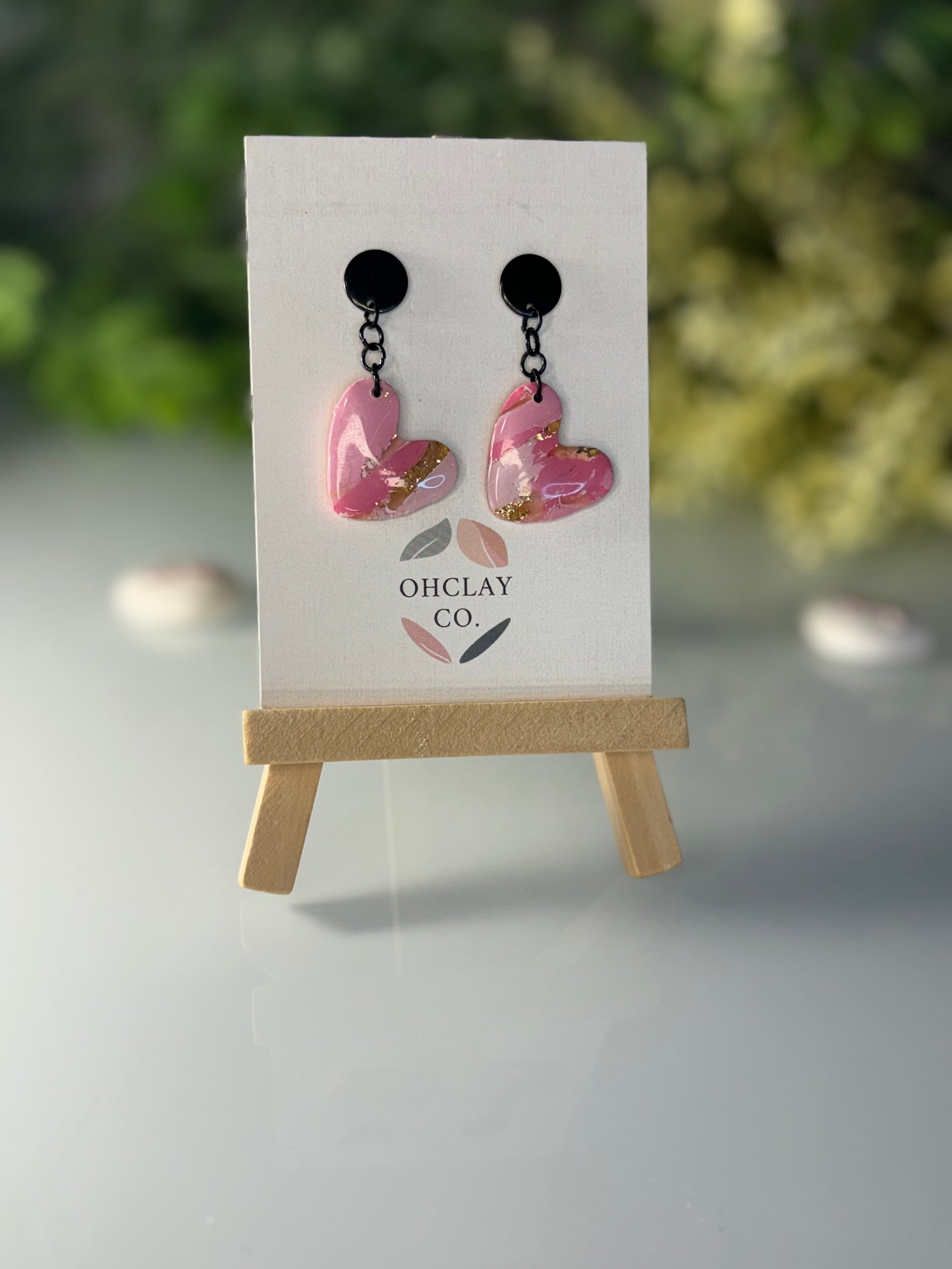 Drop Heart Dangles