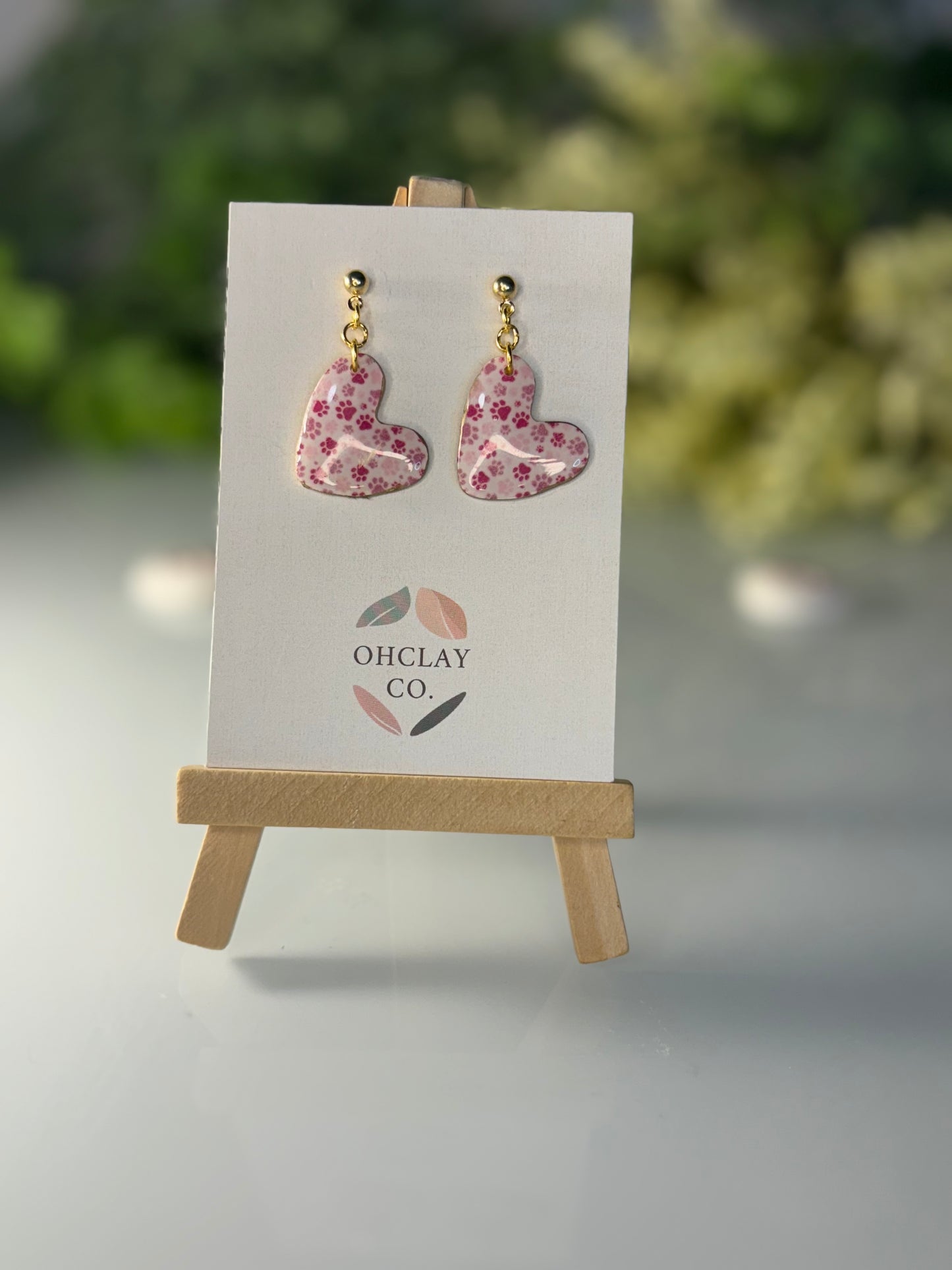 Drop Heart Dangles