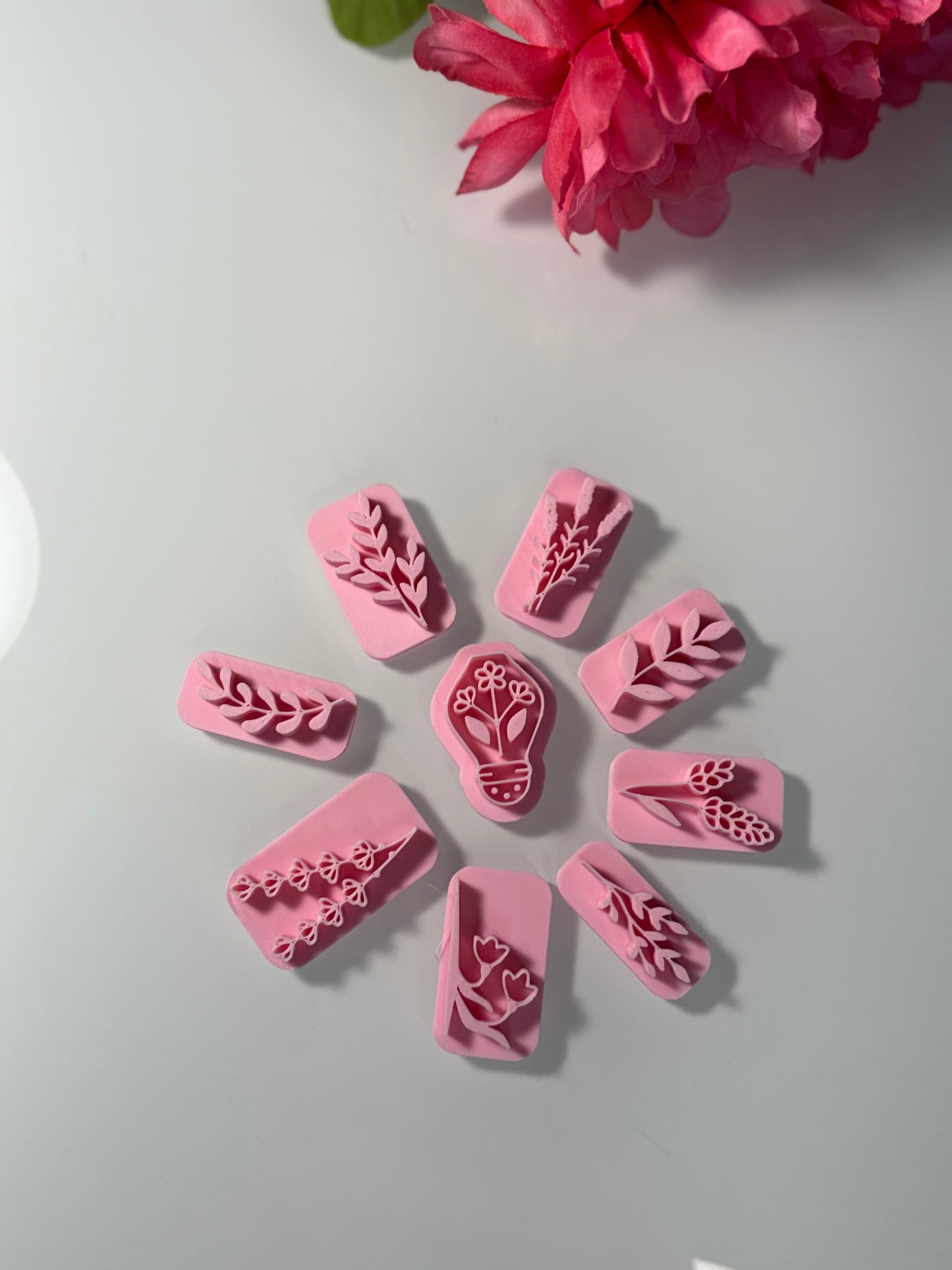 Botanical Plant Stamps- Set of 9