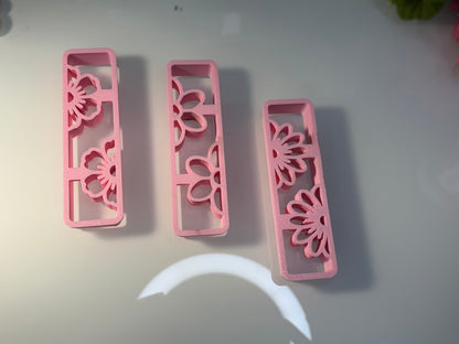 Rectangle Flower Bookmark Set