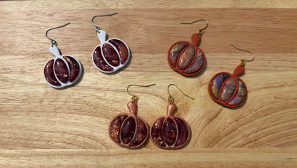 Pumpkin Stone Dangles