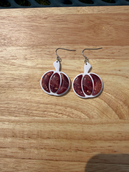 Pumpkin Stone Dangles