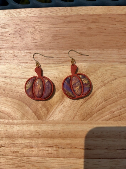 Pumpkin Stone Dangles