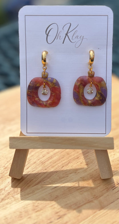 Hollow Pumpkin Dangles