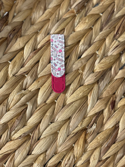 Top Slide Bookmark (print)